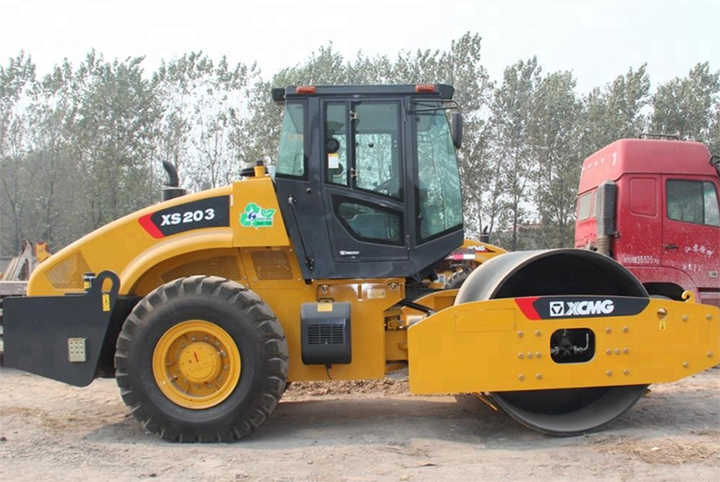 XCMG fabricante oficial XS203 nuevo precio de rodillo compactador vibratorio estático de 20 toneladas a la venta