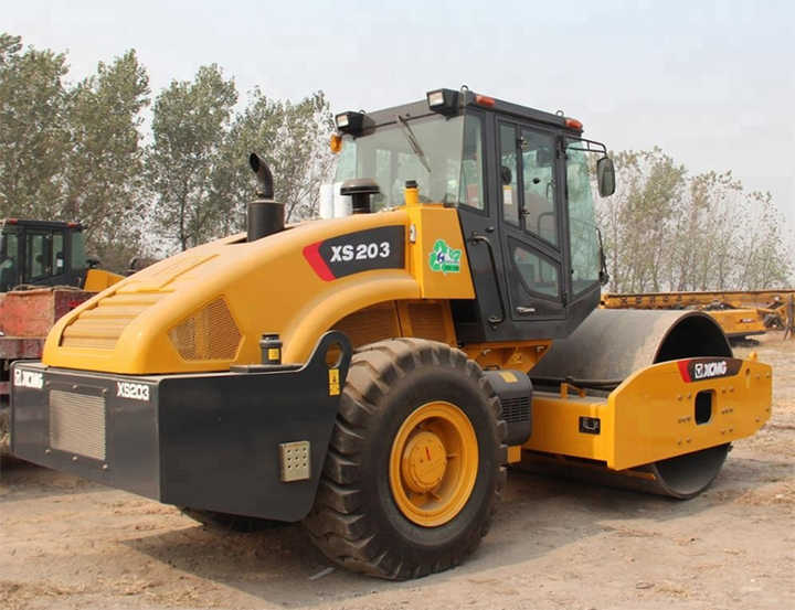 XCMG fabricante oficial XS203 nuevo precio de rodillo compactador vibratorio estático de 20 toneladas a la venta