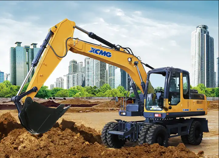 Excavadora de ruedas pesada oficial XE150WB de XCMG de 15 toneladas en China a la venta