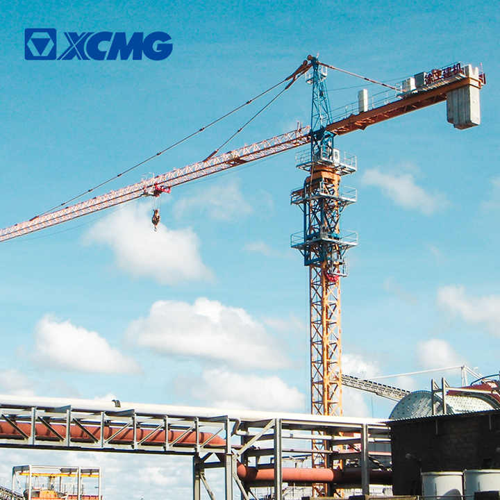 XCMG máquina de la grúa de la construcción XGT6015-8S de la grúa torre de 8 toneladas para la elevación de la construcción