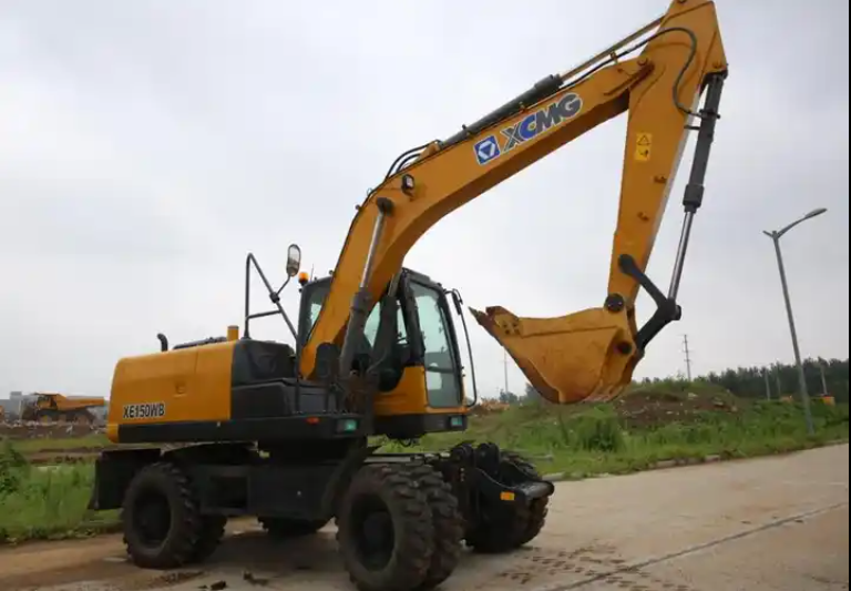 Excavadora de ruedas pesada oficial XE150WB de XCMG de 15 toneladas en China a la venta